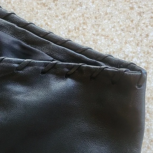 Cache Leather Pants Black Butter Soft Fully Lined Size 4 - Picture 7 of 15